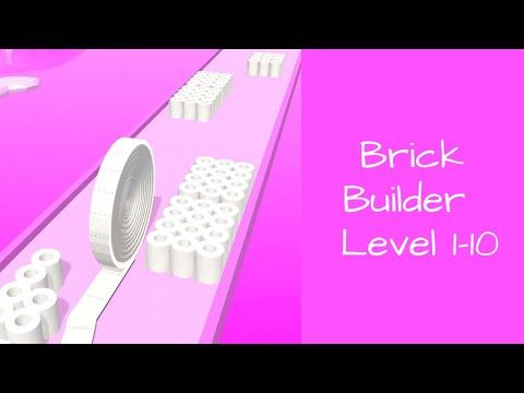 Video guide by Bigundes World: Brick Builder! Level 1-10 #brickbuilder