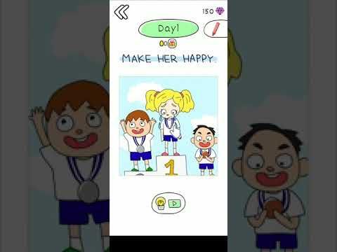 Video guide by Brain Gamer: Draw Happy Life Level 1 #drawhappylife
