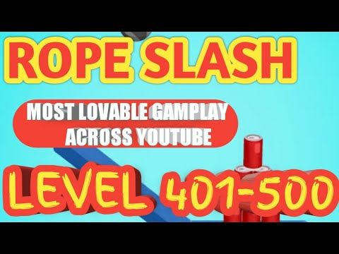 Video guide by LOOKUP GAMING: Rope Slash Level 401 #ropeslash
