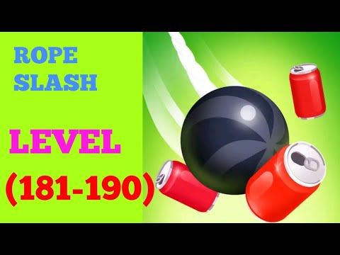 Video guide by ROYAL GLORY: Rope Slash Level 181 #ropeslash