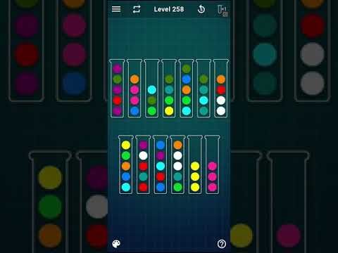 Video guide by Mobile games: Ball Sort Puzzle Level 258 #ballsortpuzzle