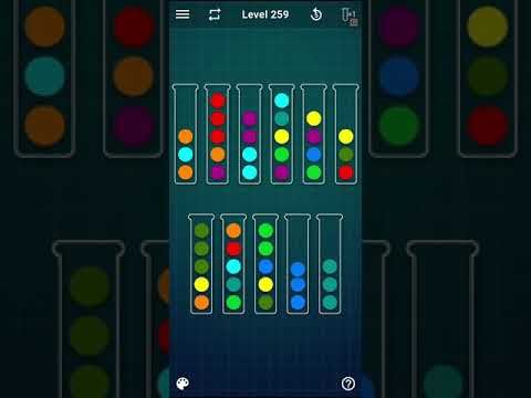 Video guide by Mobile games: Ball Sort Puzzle Level 259 #ballsortpuzzle