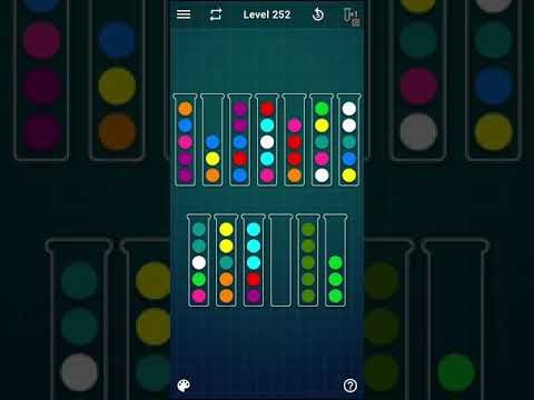 Video guide by Mobile games: Ball Sort Puzzle Level 252 #ballsortpuzzle