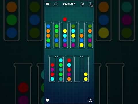 Video guide by Mobile games: Ball Sort Puzzle Level 257 #ballsortpuzzle