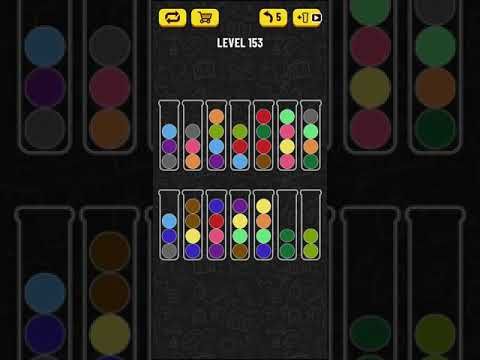 Video guide by Mobile games: Ball Sort Puzzle Level 153 #ballsortpuzzle