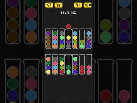 Video guide by Mobile games: Ball Sort Puzzle Level 553 #ballsortpuzzle
