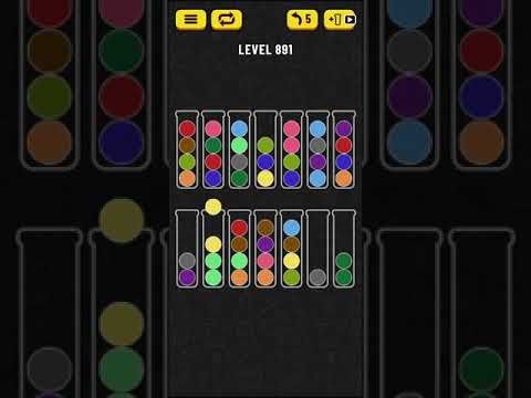 Video guide by Mobile games: Ball Sort Puzzle Level 891 #ballsortpuzzle