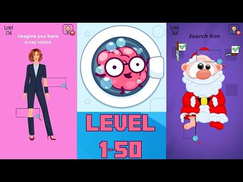 Video guide by Tap Touch: Brain Wash! Level 1-50 #brainwash