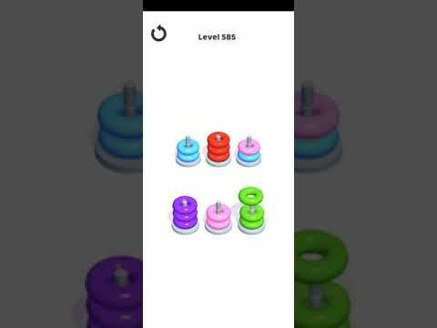 Video guide by Go Answer: Hoop Stack Level 585 #hoopstack
