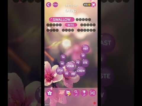 Video guide by ETPC EPIC TIME PASS CHANNEL: Word Pearls Level 54 #wordpearls