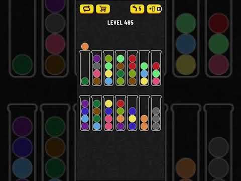 Video guide by Mobile games: Ball Sort Puzzle Level 465 #ballsortpuzzle