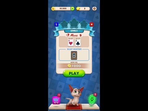 Video guide by Android Games: Solitaire Pets Adventure Level 2 #solitairepetsadventure