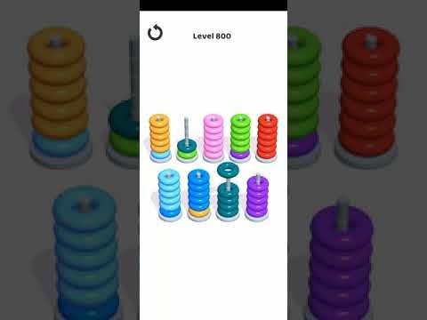 Video guide by Go Answer: Hoop Stack Level 800 #hoopstack