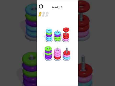 Video guide by Mobile games: Hoop Stack Level 128 #hoopstack