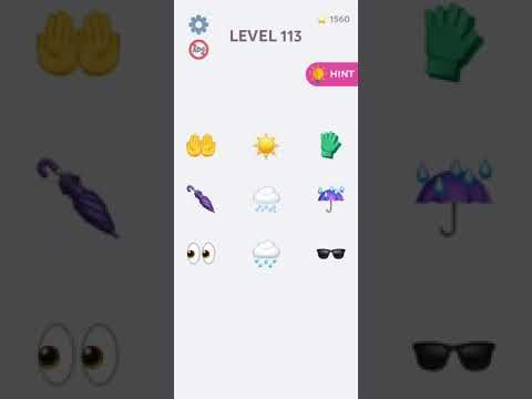 Video guide by Gaming 99: Emoji Puzzle! Level 113 #emojipuzzle