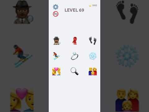 Video guide by Gaming 99: Emoji Puzzle! Level 69 #emojipuzzle