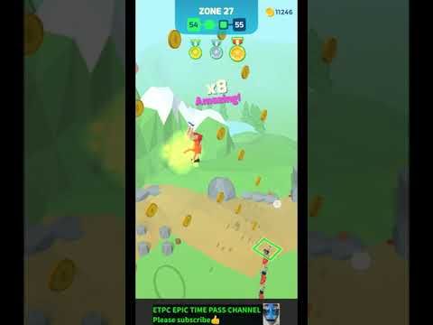Video guide by ETPC EPIC TIME PASS CHANNEL: Jump Stack Level 54 #jumpstack