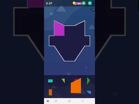 Video guide by This That and Those Things: Tangram! Level 3-37 #tangram