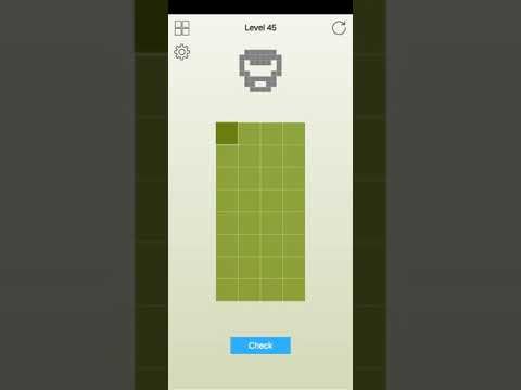 Video guide by Attiq gaming channel: Pixel Match 3D Level 45 #pixelmatch3d