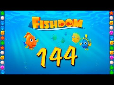 Video guide by GoldCatGame: Fishdom: Deep Dive Level 144 #fishdomdeepdive