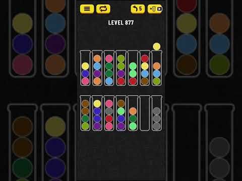 Video guide by Mobile games: Ball Sort Puzzle Level 877 #ballsortpuzzle