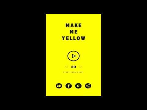 Video guide by Puzzlegamesolver: Make me yellow Level 1-30 #makemeyellow