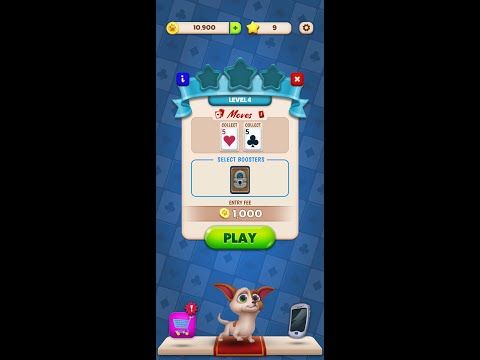 Video guide by Android Games: Solitaire Pets Adventure Level 4 #solitairepetsadventure