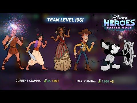 Video guide by Daily Gaming: Disney Heroes: Battle Mode Level 196 #disneyheroesbattle
