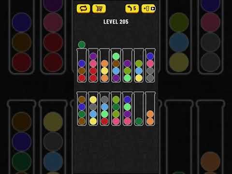 Video guide by Mobile games: Ball Sort Puzzle Level 205 #ballsortpuzzle