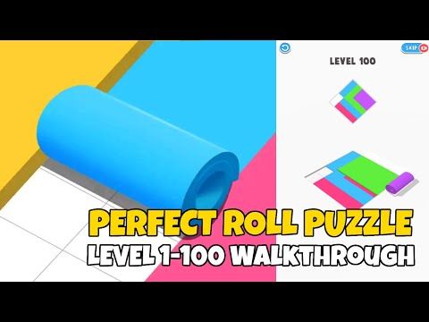 Video guide by Puzzlegamesolver: Perfect Roll! Level 1-100 #perfectroll