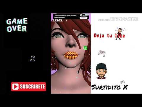 Video guide by Surtidito x: Lip Art 3D Level 1-7 #lipart3d