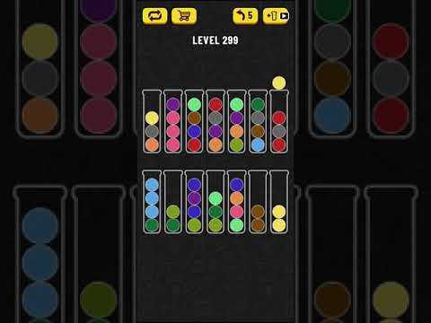 Video guide by Mobile games: Ball Sort Puzzle Level 299 #ballsortpuzzle