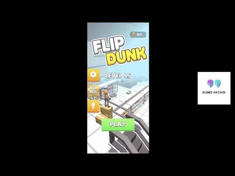 Video guide by Gizmo Arcade: Flip Dunk Level 45 #flipdunk