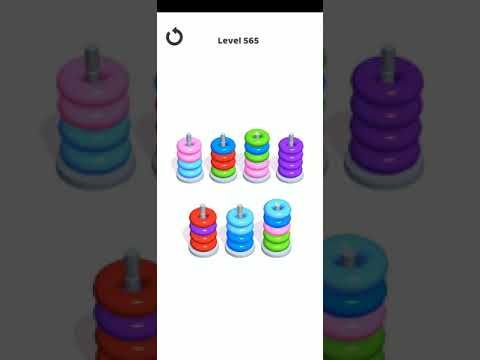 Video guide by Go Answer: Hoop Stack Level 565 #hoopstack