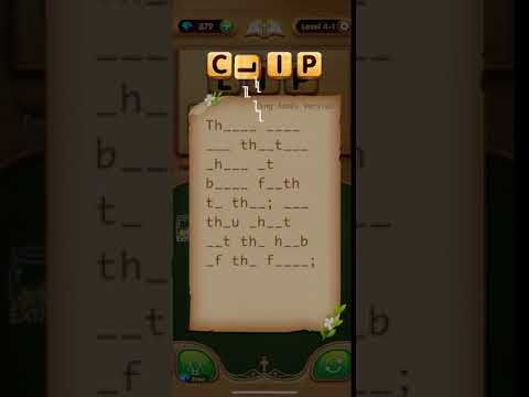 Video guide by RebelYelliex: Bible Word Puzzle Level 4-1 #biblewordpuzzle