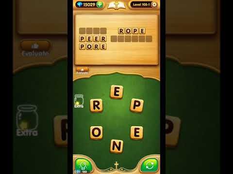 Video guide by ETPC EPIC TIME PASS CHANNEL: Bible Word Puzzle Chapter 105 - Level 1 #biblewordpuzzle