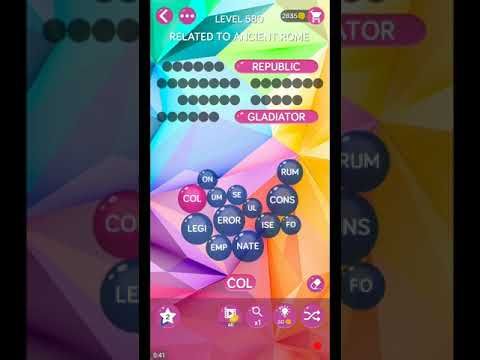 Video guide by ETPC EPIC TIME PASS CHANNEL: Word Pearls Level 580 #wordpearls