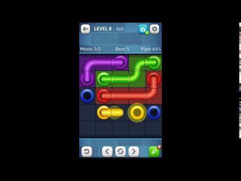 Video guide by Futzi's Game Palace: Line Puzzle: Pipe Art Level 8 #linepuzzlepipe