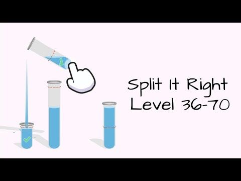 Video guide by Bigundes World: Split it Right Level 36-70 #splititright