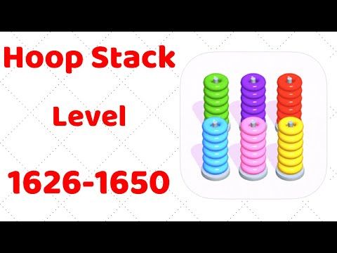 Video guide by ZCN Games: Hoop Stack Level 1626 #hoopstack