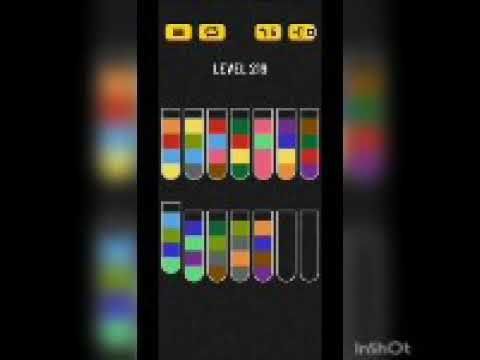 Video guide by Mobile Games: Water Sort Puzzle Level 219 #watersortpuzzle