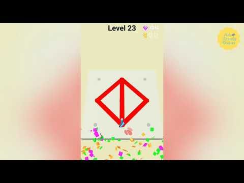 Video guide by Ara Trendy Games: Line Paint! Level 23 #linepaint