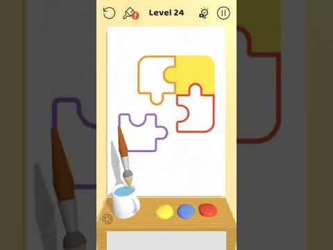 Video guide by RebelYelliex: Paint Puzzle! Level 24 #paintpuzzle