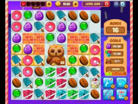 Video guide by Gamopolis: Candy Valley Level 684 #candyvalley