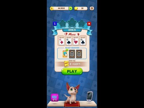 Video guide by Android Games: Solitaire Pets Adventure Level 19 #solitairepetsadventure