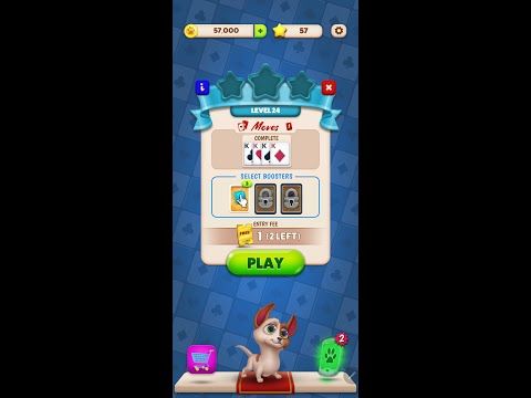 Video guide by Android Games: Solitaire Pets Adventure Level 24 #solitairepetsadventure