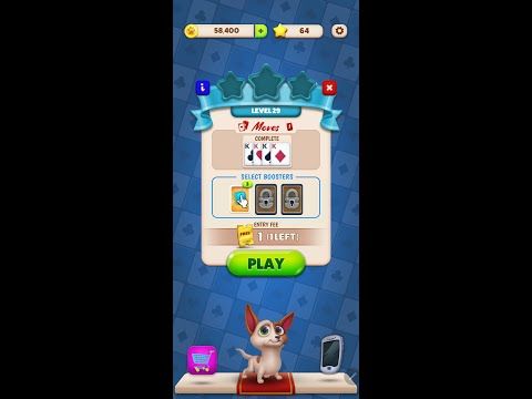 Video guide by Android Games: Solitaire Pets Adventure Level 29 #solitairepetsadventure