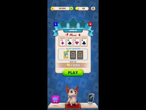 Video guide by Android Games: Solitaire Pets Adventure Level 16 #solitairepetsadventure