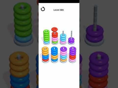 Video guide by Go Answer: Hoop Stack Level 385 #hoopstack