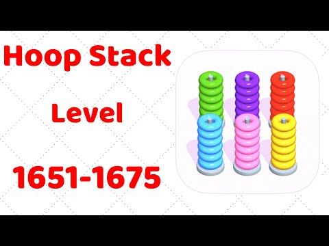 Video guide by ZCN Games: Hoop Stack Level 1651 #hoopstack